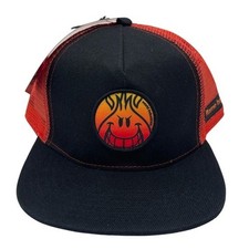 World Industries Boy's Black Orange Trucker Hat, Original, New With Tags