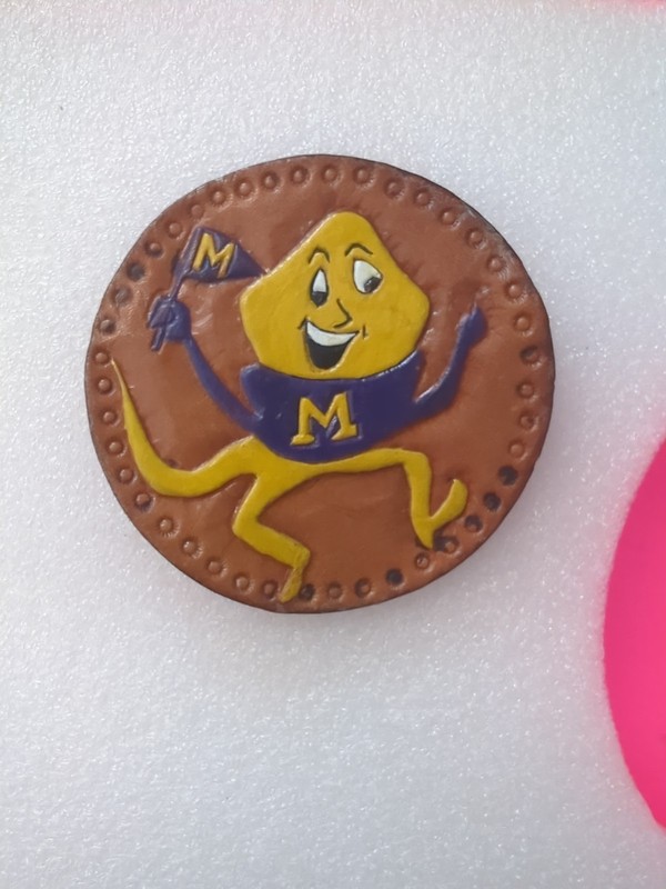 Highschool Stingray Mascot, Hand Made Leather, Miami High, Various Uses