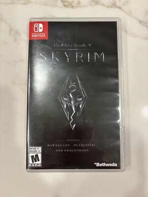 The Elder Scrolls V: Skyrim - Nintendo Switch - Box And Game Cartridge ...