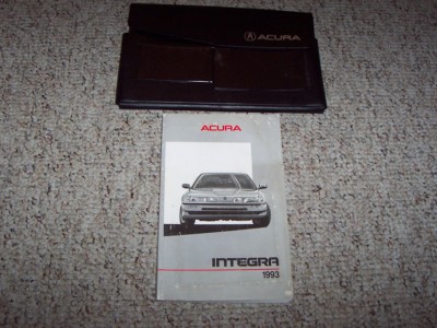 1993 Acura Integra Hatchback Sedan Owner Manual Set RS LS Special GS GS-R