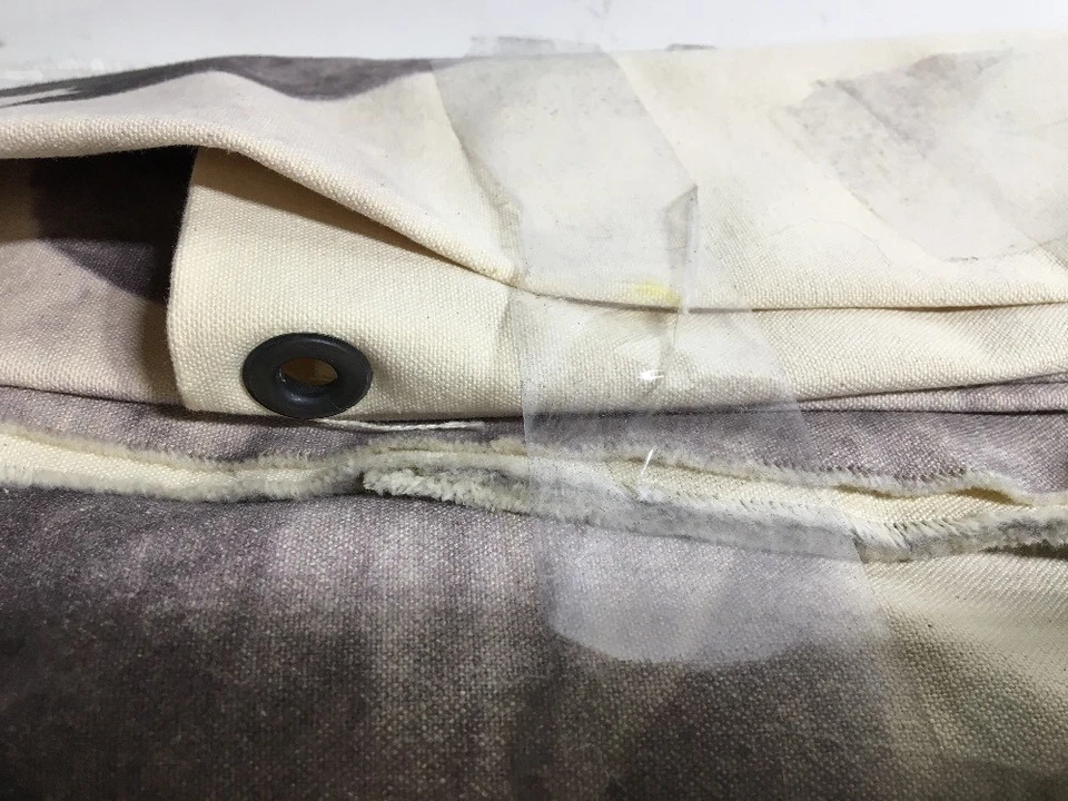 Canvas Prints Wall Hanging Art 60x44 Photo 3 Brown Elephants Family Grommets - Image 3 of 4