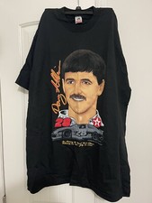 vintage 90s DAVEY ALLISON 1961-1993 WINSTON CUP BLACK NASCAR t-shirt XL