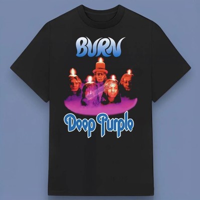 High-Quality Print Deep Purple Burn T-Shirt Great Gift Idea for Friends S-4XL
