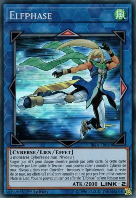 YUGIOH Elphase (Cyberse - LINK-2) : FIGA-FR045 -VF/Super Rare