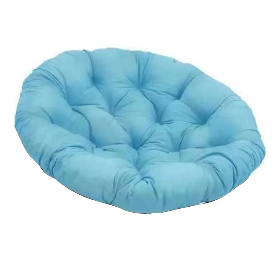 Egg Chair Cushion Waterproof Hanging Round Rocking Papasan Seat Pad for Indoor - Image 4 of 4