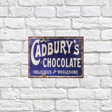 Cadbury's Chocolate, Retro tin metal sign Art Decor Gift