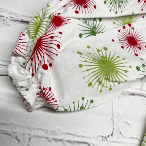 Pagliaccetto a bolle Petit Pomme stampa natalizia 12 mos bianco rosso verde Natale - Foto 9 di 9
