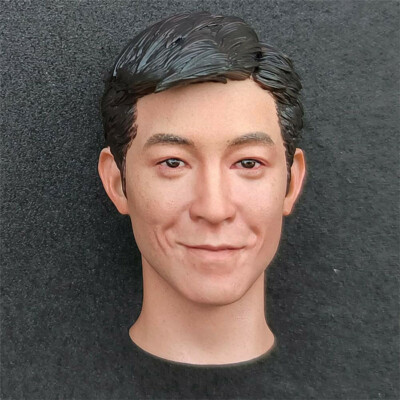 1:6 Asian Edison Chen PVC Head Sculpt Carved For 12'' Male Action Figure Body Toy