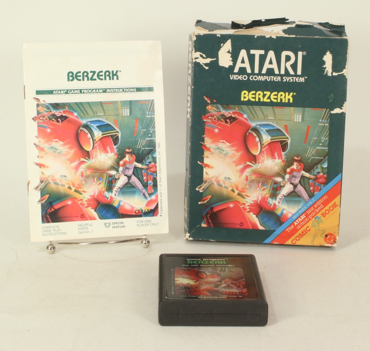 Vintage Boxed Atari 2600 game Berzerk Tested & Working | eBay