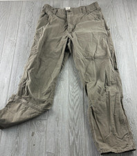 Carhartt Pants Mens Work Wear B151 LBR 38x34 Green