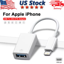 To Camera USB Female OTG Connector Adapter Cable For Apple iPhone iPad iPod lot