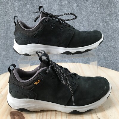 Teva Shoes Womens Arrowood Waterproof Sneakers 1093969 Black Leather  Lace Up