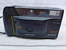 Argus DX G636D Quartz Date Motorized Focus Free Compact Film Camera - Tested