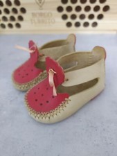 Vintage 1950s Genuine Leather Red Kids Shoes Kids Vintage Loafers