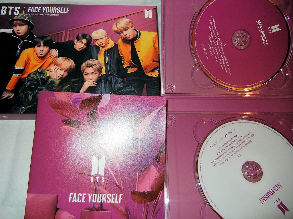 ÁLBUM USADO BTS FACE YOURSELF Tipo B + DVD 1a versión limitada japonesa digipak