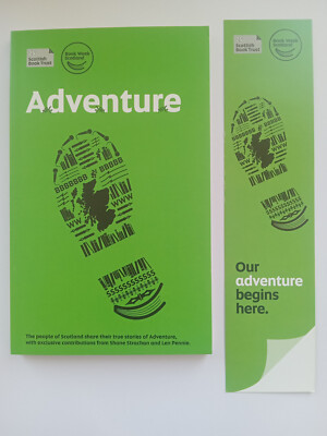 Shane Strachan + Adventure Scottish Book Trust 25 Week Scotland New & Bookmark