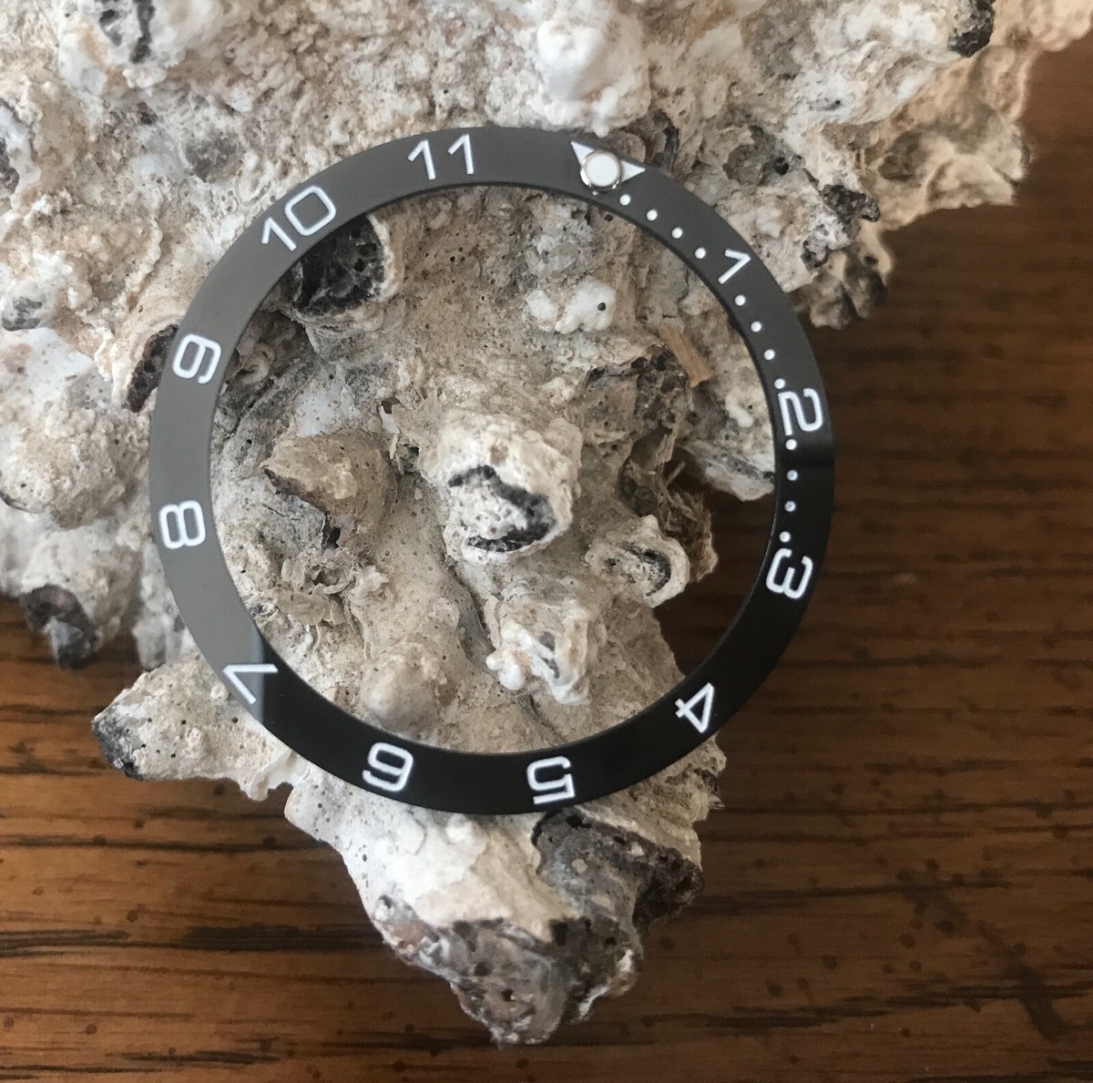 Ceramic Black Dual Time Bezel Insert for Seiko Turtle SRP US