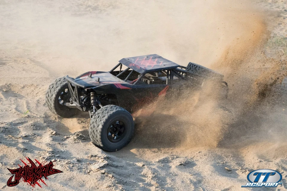 Thunder Tigher TTRCSPORT JACKAL V2 Desert Buggy 1/10 scale 4WD RC RCR Car Black - Image 2 of 4