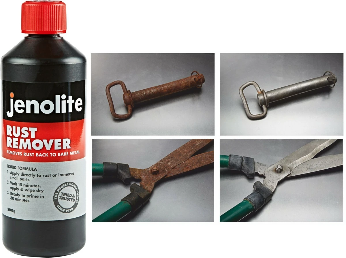 JENOLITE Original Rust Remover LIQUID Remove Rust Back 2 Bare