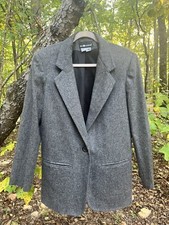 Women  s SAG HARBOR Grey wool blazer