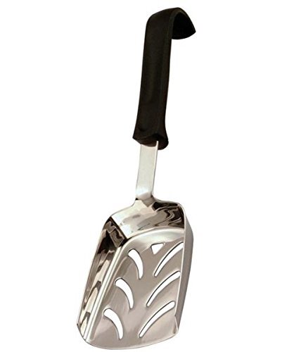 SUNNEX 429CS COMMERCIAL GRADE CHIP SCOOP S/S POLYPROPYLENE BLACK HANDLE