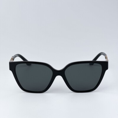 NEW Versace VE4471B GB1/87 Black Dark Grey Square Women Sunglasses VE 4471B Versace Women Sunglasses Black Dark Grey Square VE4471B GB1  main image 3