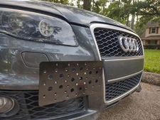 Front Bumper Tow Hook License Plate Mount Bracket For Audi RS4 2006-2008 (B7)