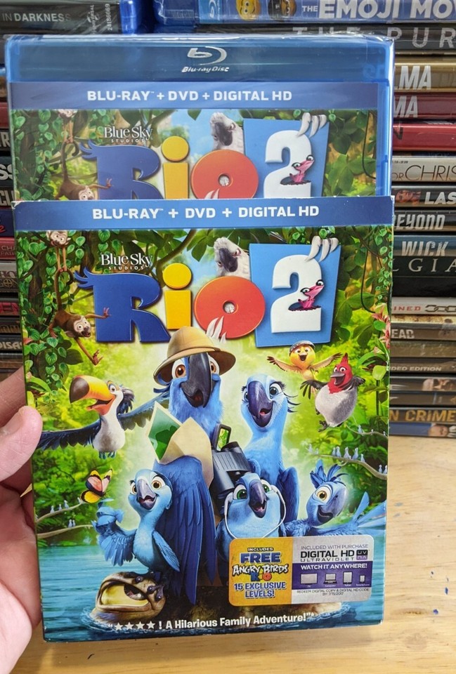 Rio 2 (Blu-ray + DVD + Digital Code) NEW, sealed | eBay