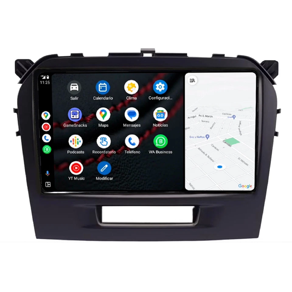 Autoradio Android per Suzuki Vitara -Octacore 4GB 64GB Carplay Telecamera HD - Immagine 3 di 4