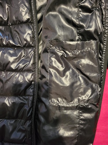 ABRIGO PLUMIFERO LIGERO H&M, HOMBRE, NEGRO, TALLA 48 - Imagen 6 de 6