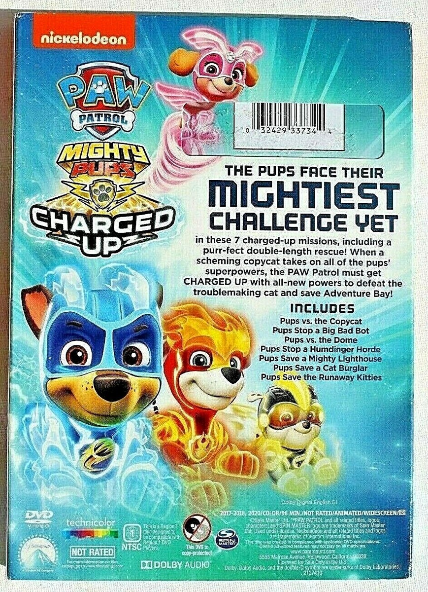 New & Sealed - Paw Patrol: Mighty Pups Charged Up (DVD