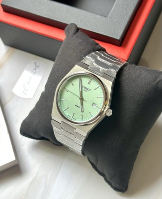 Tissot PRX T137410A Green Dial Stainless Steel 40mm Luxury Watch With Box