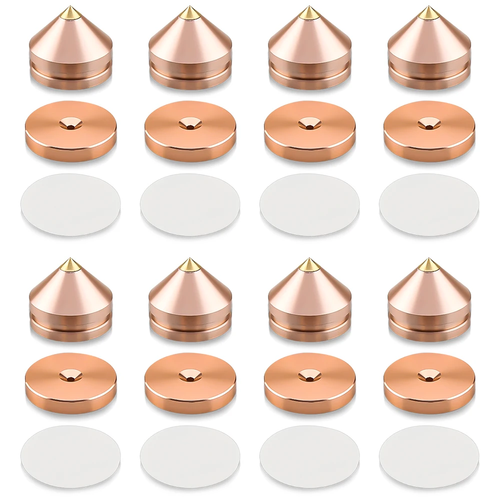 4PCS Aluminum Alloy Hi-end Audio Amp Speaker Spike Cone Pads Isolation Base Feet - Picture 18 of 26