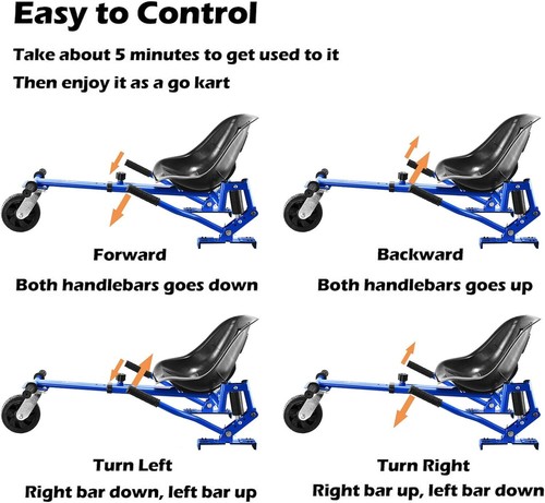 Hover seat Attachment, Hover Go Kart, Hoverkart For Electric Scooter