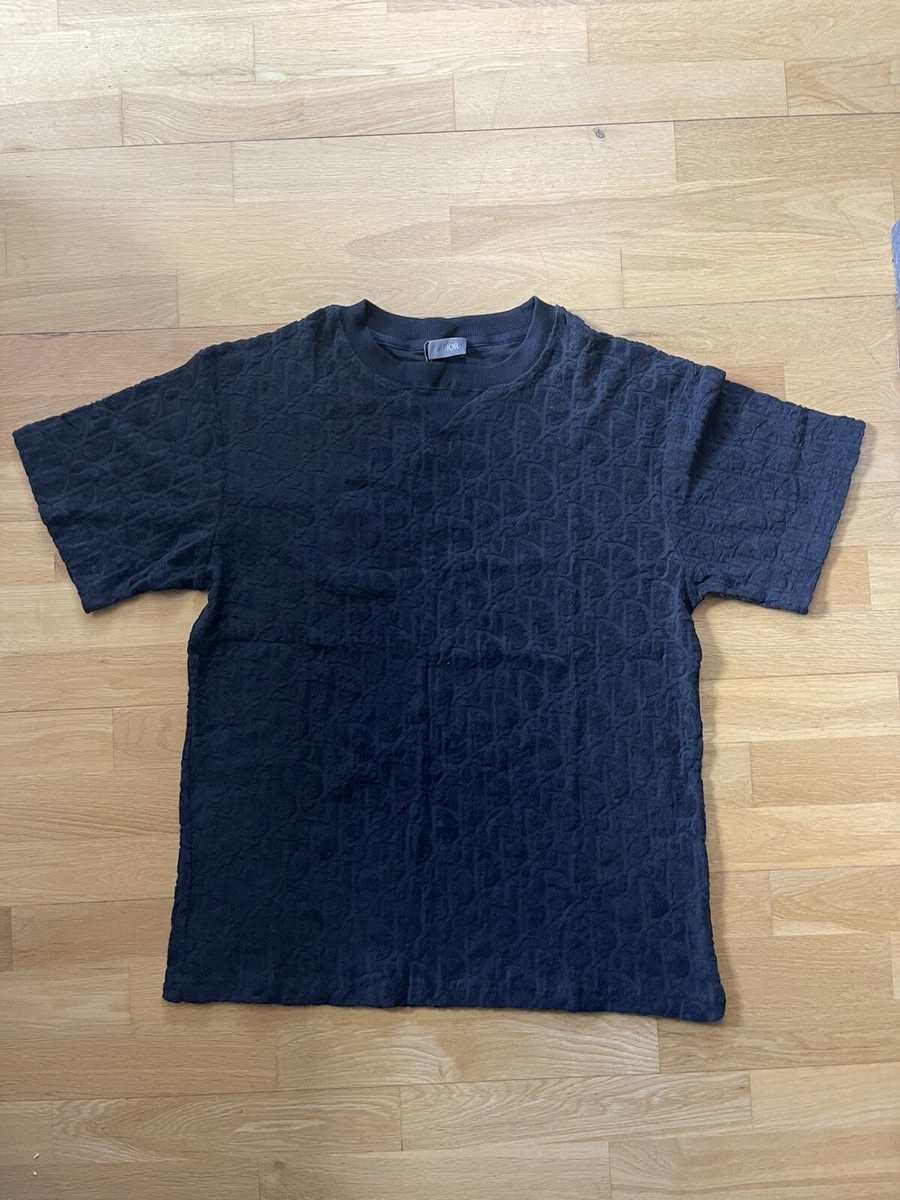 Navy dior t best sale shirt