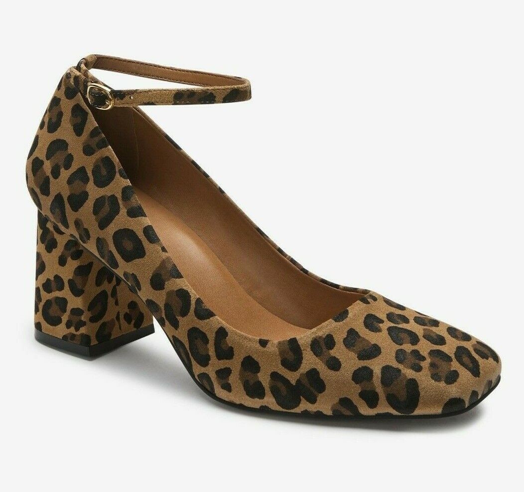 NEXT Signature Forever Comfort Ankle Strap Square Toe Court Shoes