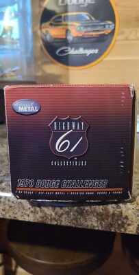 Highway 61 1970 Dodge Challenger Field Asset Services Die-Cast 1