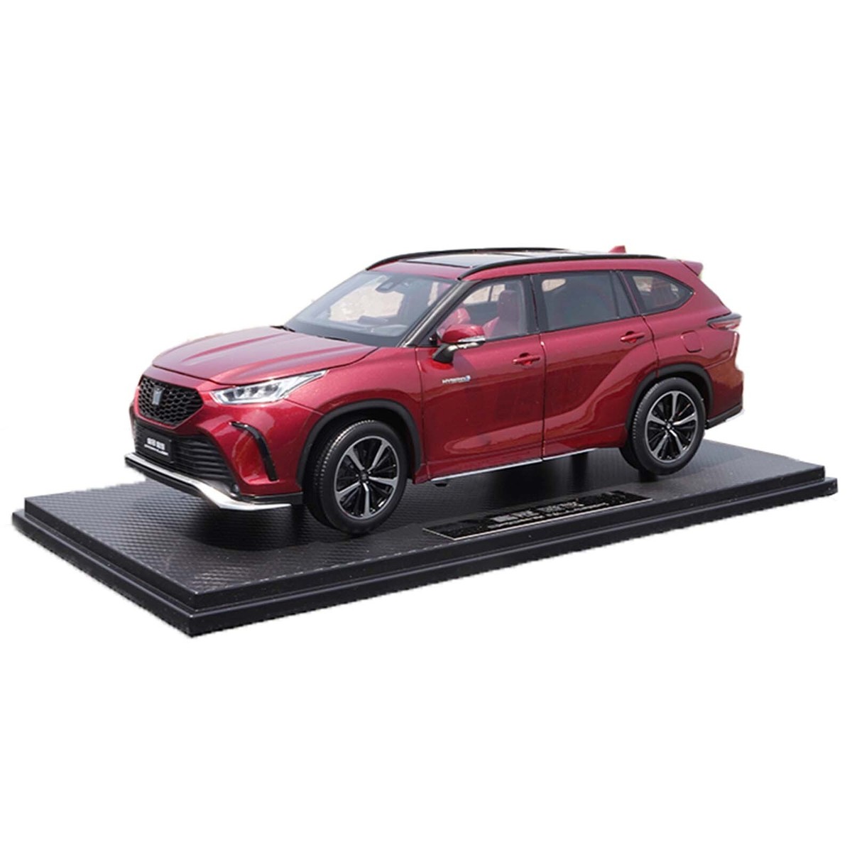 1:18 Scale Toyota Crown KLUGER Red Diecast Model Car Collectibles