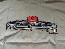 Thank You Skateboards Creager Mix Master DJ Marc McKee Turntables Art T-Shirt 