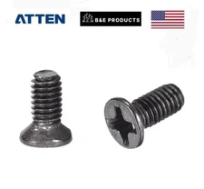 ATTEN St-862D Housing Screws 16 Piece Replacement Screws Black Carbon Steel 