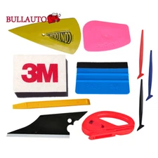 Car Wrapping Vinyl Tools Kit Micro Squeegee Tucking Scraper Razor USA