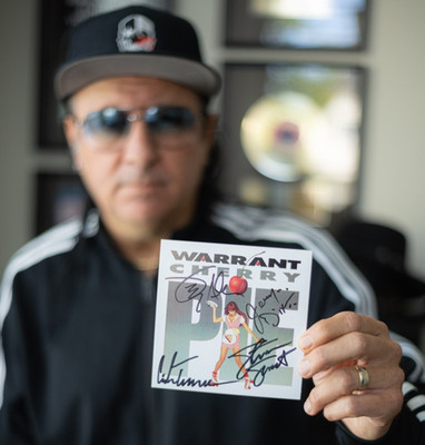 WARRANT Cherry Pie Signed CD Insert **NO CD INCLUDED**