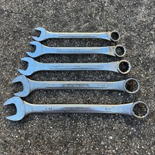 S-k Wayne S-k Tools Usa- 5 Pc Sae Combination Wrench Set 12 - 34 Usa Vintage