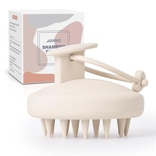 AIMIKE Silicone Scalp Massage Brush Shampoo B...