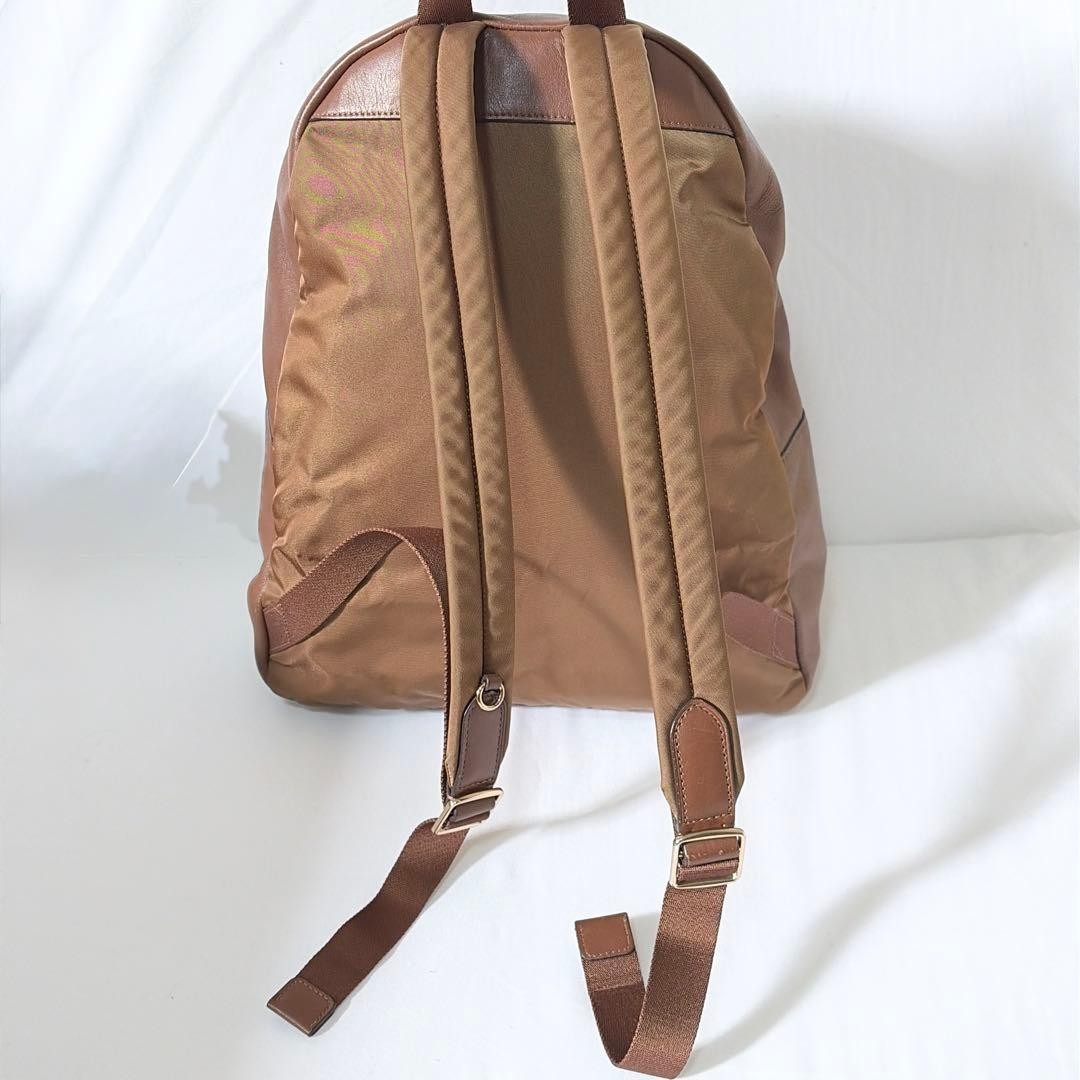 Coach Coach Logo Pattern Backpack Beige Brown 1a - image 4
