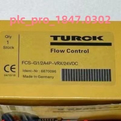 1PCS Brand New TURCK FCS-G1/2A4P-VRX/24VDC 6870096 Flow Switch  Fast Ship