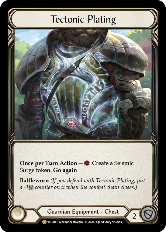 Tectonic Plating - Rainbow Foil - Unlimited Edition Near Mint Welcome to Rathe F