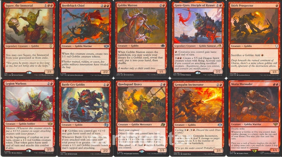 Custom Goblin Tribal Commander EDH Deck - Krenko, Mob Boss Goblin Chieftain - Image 2 of 4