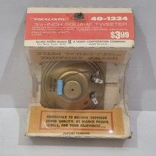 Realistic 3 1/2 Inch Square Tweeter 40-1224 NOS Vintage Made In USA