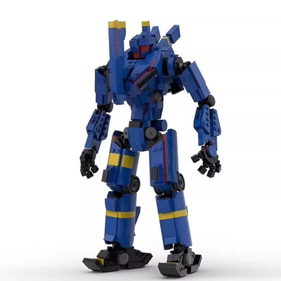 Romeo blau Baustein MOC Pacific Rim Roboter mechanisch Spielzeug 1241 Teile